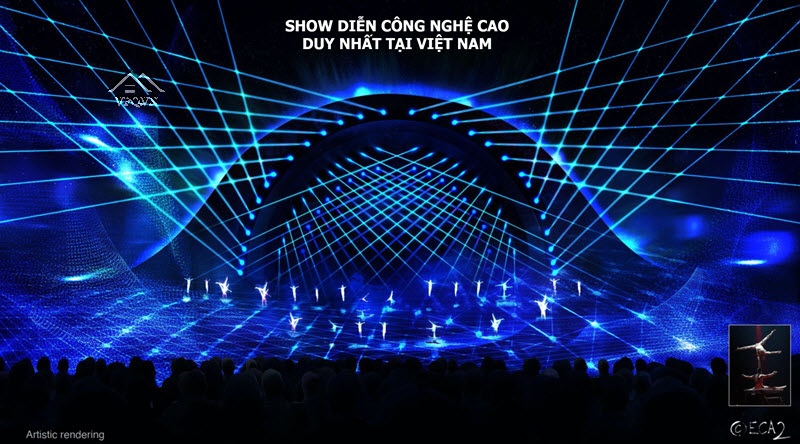 Show Vortex trình diễn công nghệ đỉnh cao duy nhất tại Việt Nam
