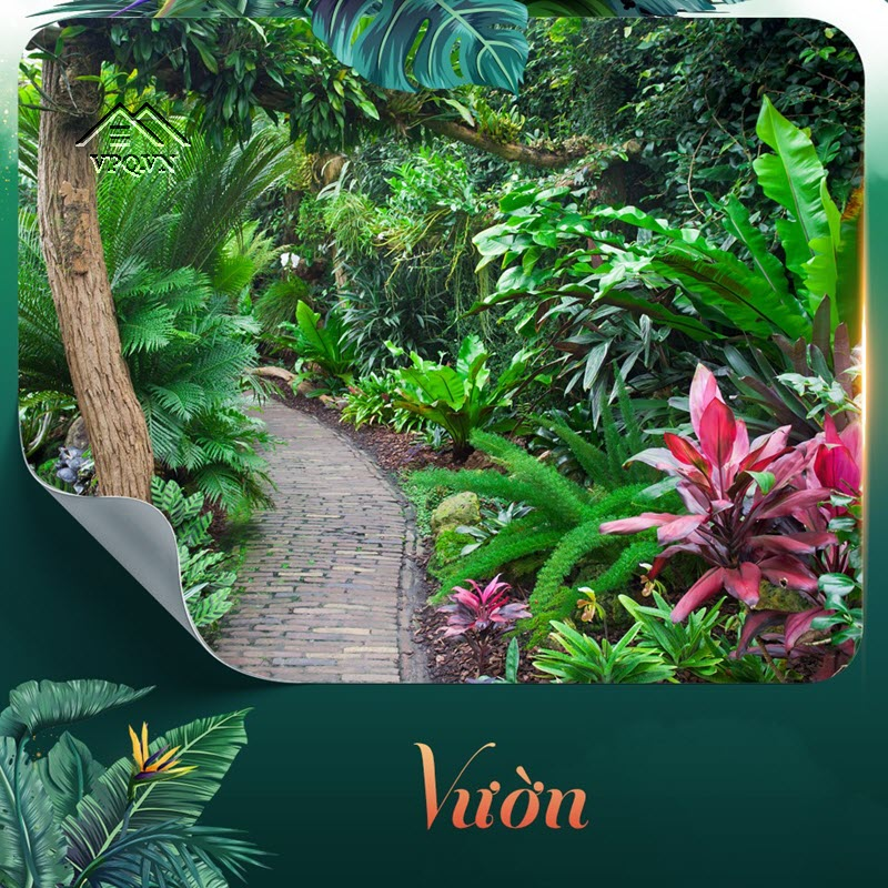 Những khoảnh vườn nhiệt đới xinh xắn tại Sun Tropical Village