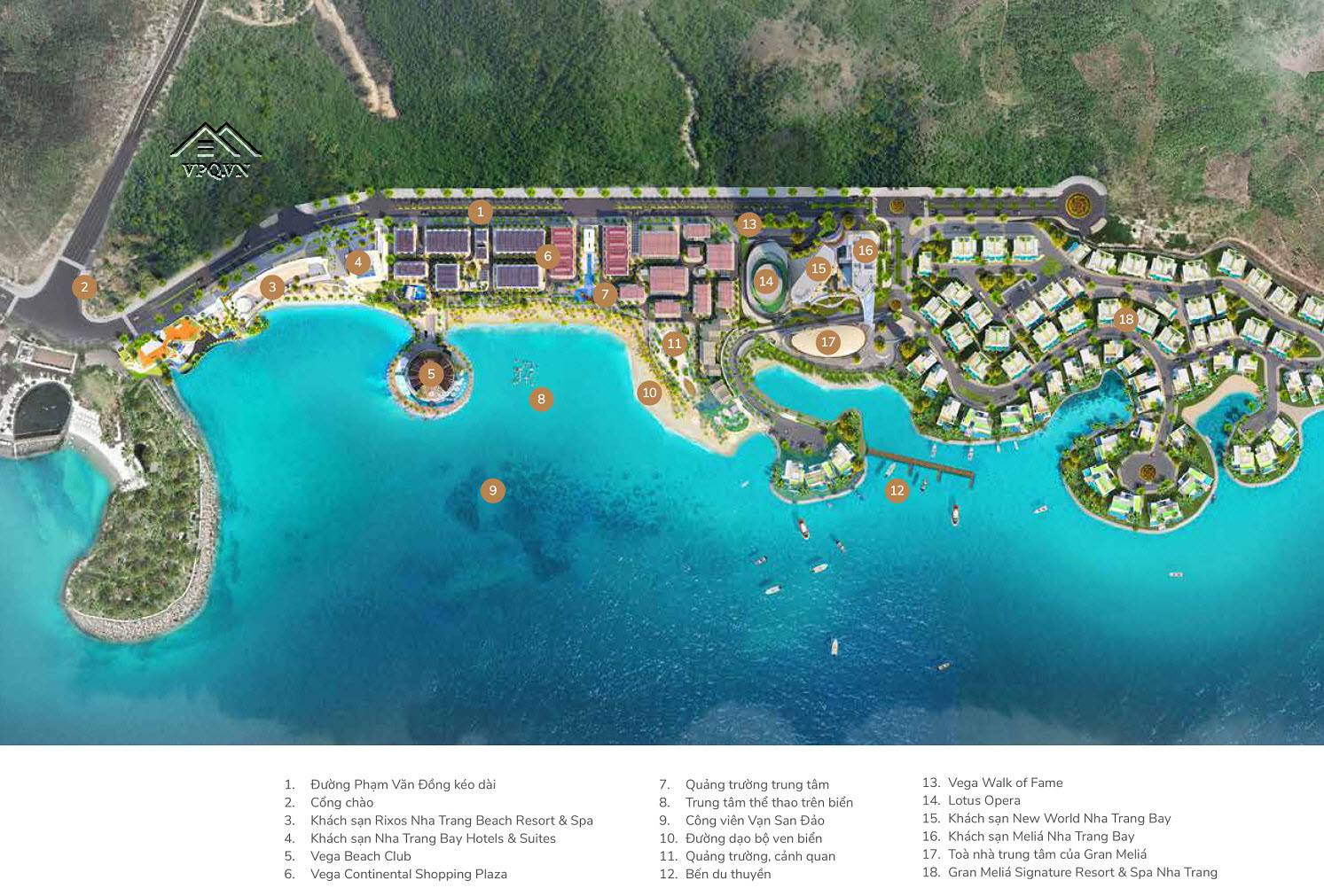Tiện ích dự án Vega City Nha Trang