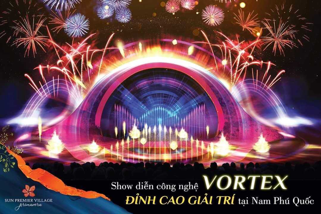 Lễ động thổ công trình biểu tượng Cầu Hôn Phú Quốc, Show Vortex