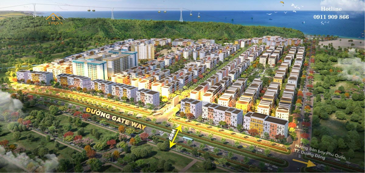Phối cảnh dự án Sun Grand City New An Thới, Phú Quốc