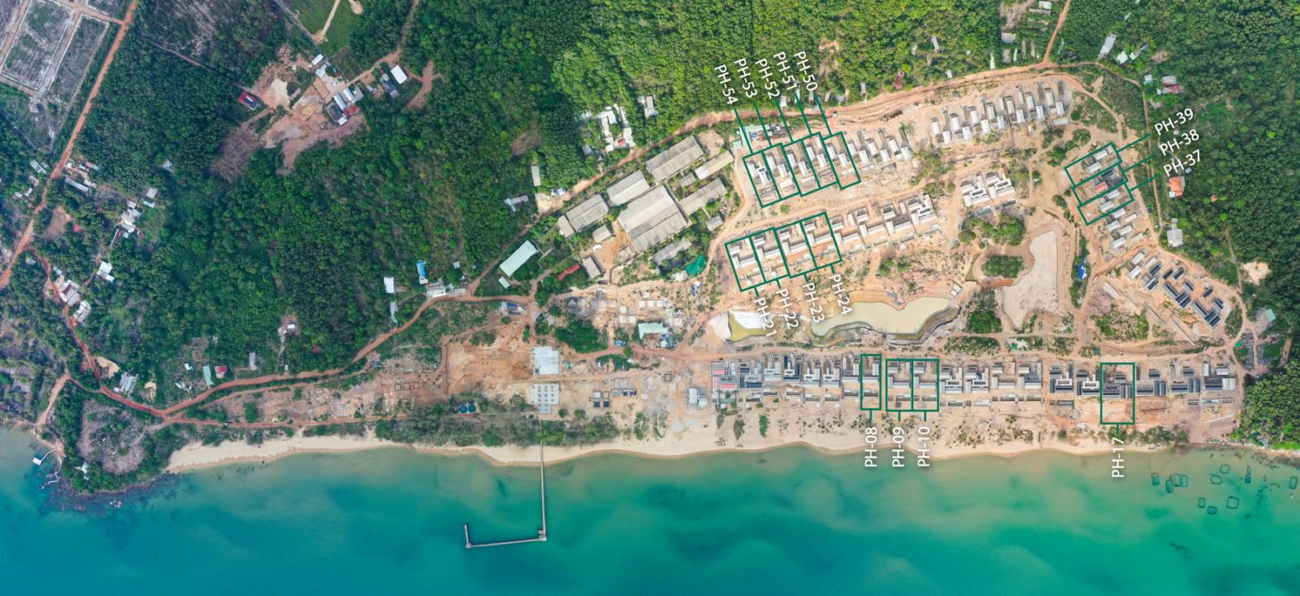 Hình ảnh thực tế dự án Park Hyatt Phu Quoc tháng 10/2020